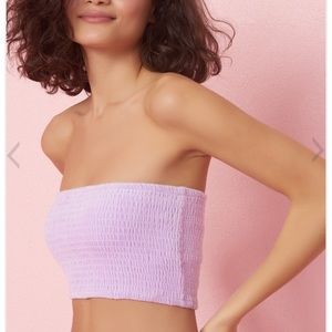 Liliac Velvet Bandeau